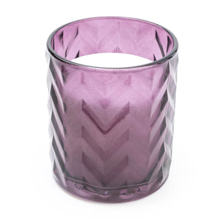 Glass Jar Scented Candle, 10cm Sakura Blossom Purple Holder Single Wick
