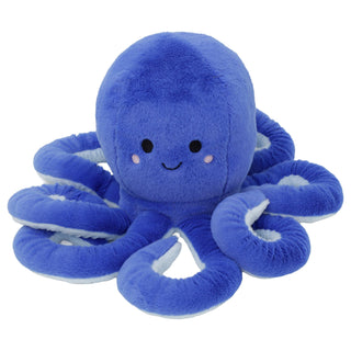 Fabric Blue Octopus Door Stop, 16 cm Coastal Sea Life Door Stopper