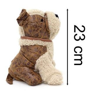 Benny Jack Russell Doorstop | Novelty Faux Leather Dog Shaped Door Stop - 23cm