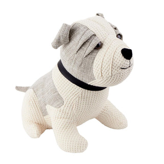 Betsie Dog Door Stop, 1.4kg Fabric Dog - shaped Doorstop, 28cm Animal Door Stopper