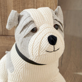 Betsie Dog Door Stop, 1.4kg Fabric Dog - shaped Doorstop, 28cm Animal Door Stopper