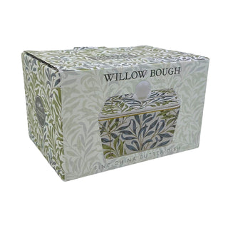William Morris Willow Bough Fine China Butter Storage Dish & Lid - 14.5cm
