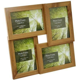 4 Multi Wood Effect Photo Frame