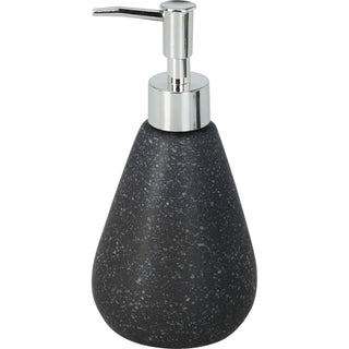 Black Ceramic Bathroom Accessories Set, 3 Piece Soap Dispenser Tumbler Soap Dish