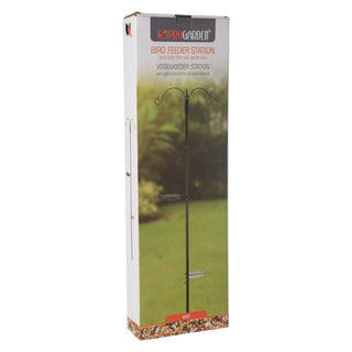Black Metal Bird Feeders Hanging Station | Bird Feeder Pole Bird Water Feeder Hanging Bird Feeders | Bird Seed Feeder Bird Bath