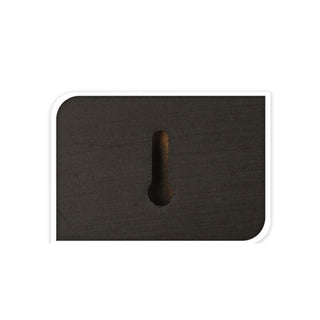 Black Wall Shelf | Floating Spice Rack Ornament & Photo Display Shelf - 58cm