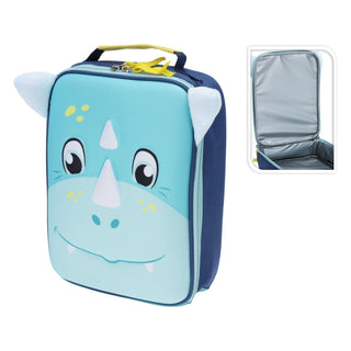 Blue Dinosaur Lunch Bag for Boys | Insulated Kids Lunchbox with Handle Age 2+
