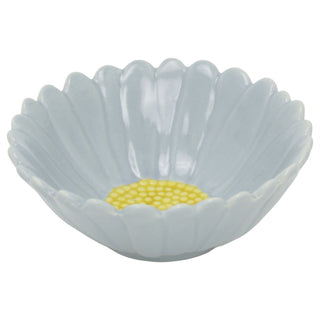 Blue Flower Trinket Dish, 12 cm Stoneware Jewellery Dish and Catchall Bowl