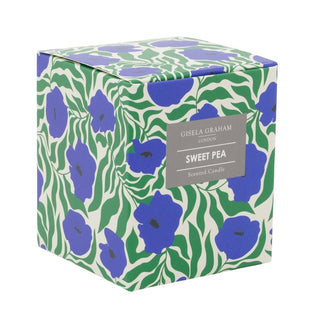 Blue Poppies Sweet Pea Scented Candle, 9cm Botanical Floral Fragrance Candle