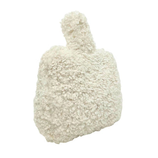Boucle Door Stop, 1kg Fabric Doorstop with Handle, 15cm Floor Door Stopper