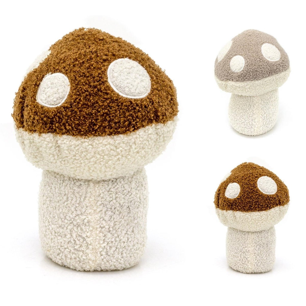 Boucle Mushroom Doorstop | Decorative Fabric Toadstool Shaped Door Sto ...