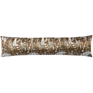 Buckthorn Amber Fabric Draught Excluder | Forest Animals Velvet Draft Excluder