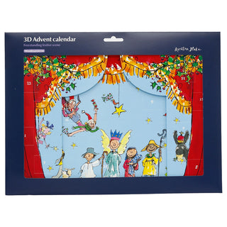 Quentin Blakes Nativity Play 3D Christmas Advent Calendar, 24 Doors