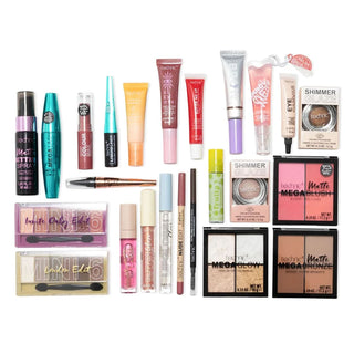 Cosmetic Christmas Advent Calendar, 24 Day Pink Beauty Makeup Countdown