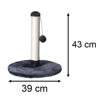 39 x 43cm Cat Scratching Post Cat Climbing Tree | Cat Scratch Post With Ball Kitten Scratching Post | Scratching Post For Cat And Kittens Play Tower - Colour Varies One Supplied