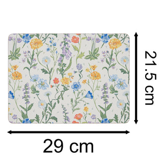 Ulster Weavers Cottage Garden Placemats | Set of 4 Floral Placemats 29x21.5cm