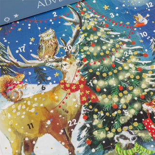 Christmas Advent Calendar Christmas Tree | Animals Advent Calendar And Envelope