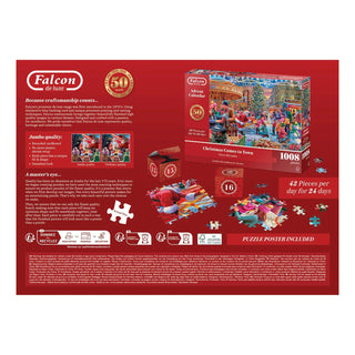 Christmas Comes to Town Jigsaw Christmas Advent Calendar, 1008 Pieces