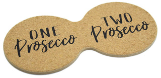 Novelty Prosecco Cork Double Drinks Coaster ~ Cup Mug Table Mat