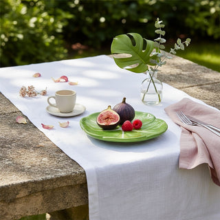 Cabbage Leaf Side Plate, 16.5cm Ceramic Green Cabbage Shaped Snack Plate