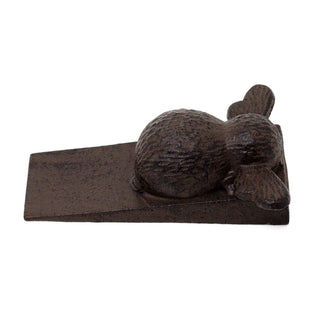 Cast Iron Bee Door Wedge | Rustic Metal Iron Honey Bee Door Stop Wedge - 13x9cm