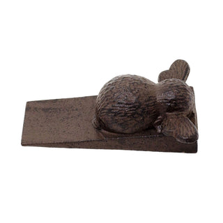Cast Iron Bee Door Wedge | Rustic Metal Iron Honey Bee Door Stop Wedge - 13x9cm