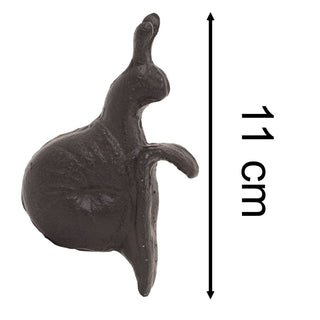 Cast Iron Snail Plant Pot Hanger, 11cm Snail Garden Ornament for Planters