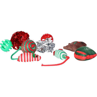 Cat Toy Advent Calendar | 9 - Piece Festive Countdown Christmas Cat Toys