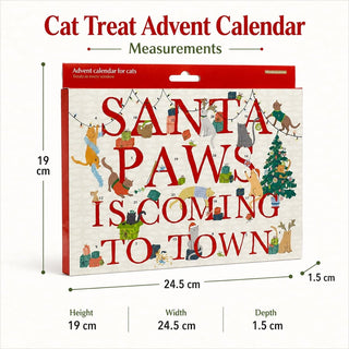 Cat Treat Advent Calendar, Christmas Countdown with Salmon & Chicken Treats