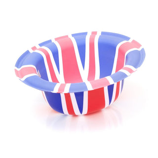 Celebration Union Jack Hat Novelty Bowler Hat | British Flag Derby Hat Fancy - Dress Accessory | Queens Platinum Jubilee Party Costume Dress - up