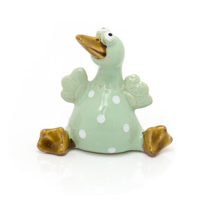Ceramic Duck Ornament Duck Statue | Mini Duck Figurine Statue | Bird Sculpture Duck Decorations