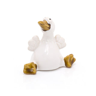 Ceramic Duck Ornament Duck Statue | Mini Duck Figurine Statue | Bird Sculpture Duck Decorations