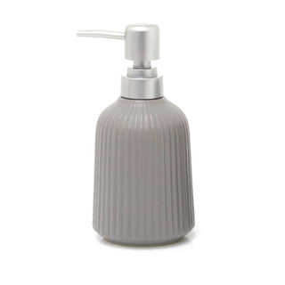 Ceramic Grey Bathroom Soap Dispenser Kitchen Soap Dispenser Hand Wash Dispenser