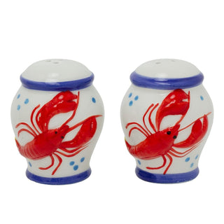 Ceramic Lobster Salt and Pepper Shakers Nautical Red Lobster Salt & Pepper Pots
