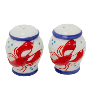 Ceramic Lobster Salt and Pepper Shakers Nautical Red Lobster Salt & Pepper Pots