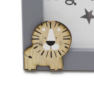 Children's Adorable Baby Animal Wooden Photo Frame - Holds Multiple 6x4 Pictures