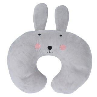 Childrens Neck Pillow Kids Travel Pillow Animal Plush Neck Support Pillow Rabbit