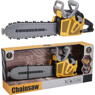 Children's Toy Chainsaw with Lights Sounds and Rotating Chain | Kids Tools - 41cm