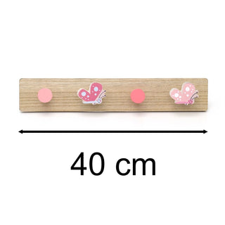 Children's Wall Mounted Coat Rack Kids Bedroom Nursery Decorative Wall Hooks