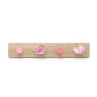 Children's Wall Mounted Coat Rack Kids Bedroom Nursery Decorative Wall Hooks