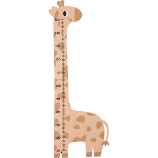 Children's Wooden Giraffe Height Chart 50 to 150cm | Kids Wall Height Chart