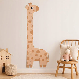 Children's Wooden Giraffe Height Chart 50 to 150cm | Kids Wall Height Chart