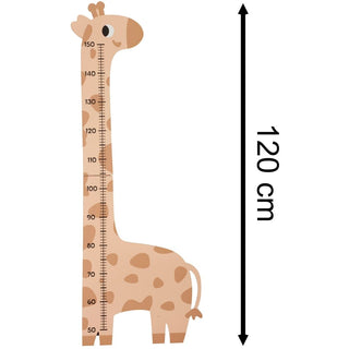 Children's Wooden Giraffe Height Chart 50 to 150cm | Kids Wall Height Chart