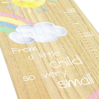 Childrens Wooden Height Chart | Wall Mounted Height Chart For Kids - 60 to 120cm