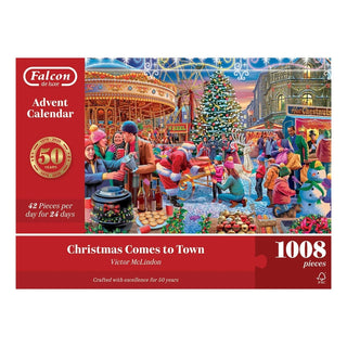 Christmas Comes to Town Jigsaw Christmas Advent Calendar, 1008 Pieces