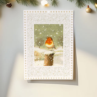 Christmas Robin Advent Calendar | Traditional Winter Scene with 24 Festive Doors