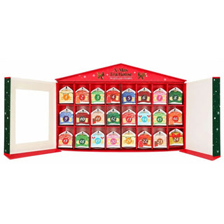 Christmas Tea Advent Calendar with 24 Tea Houses, Storybook Tea Bag Calendar