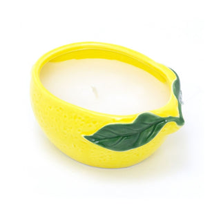 Citronella Scented Candle | Lemon - Shaped Candle Holder Outdoor Garden Candle