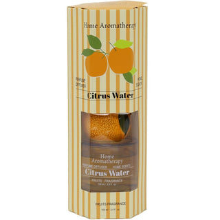 Citrus Water Reed Diffuser | 100ml Glass Oil Diffuser with Ceramic Fruit Topper