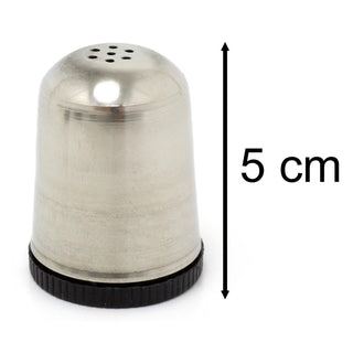 Classic Stainless Steel Salt & Pepper Set | 2 - Piece Retro Salt & Pepper Shakers